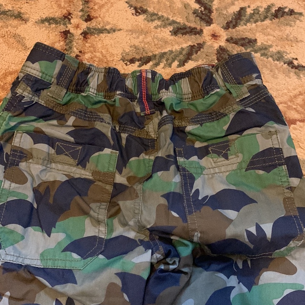 Mini Boden Khaki Green Batouflage Pants - Picture 4 of 8